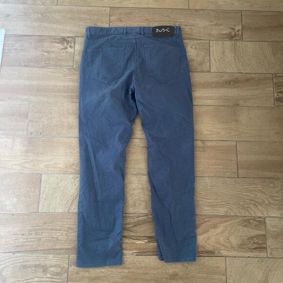 Michael Kors Blue slim fit chino trousers pants men's 32/30 - Picture 5 of 6